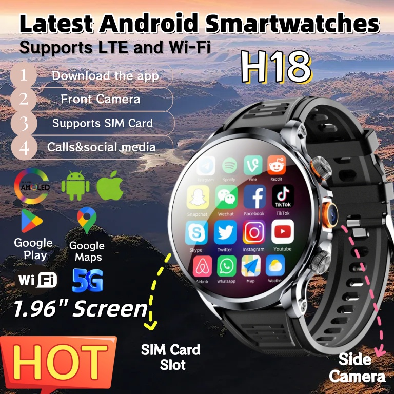 Seaweed Snack - НОВЫЕ умные часы 4G Android H18