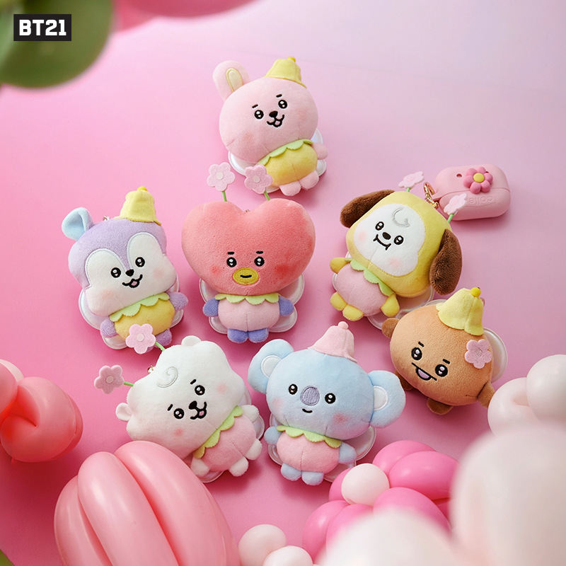 Cookies Pack - Брелок-подвеска BT21 Chimmy Cooky Koya Shooky